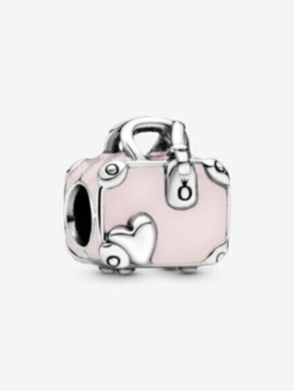 Pandora Pink Enamel Travel Suitcase Charm